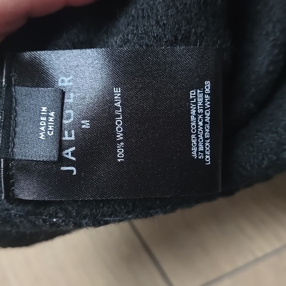 Jaeger Women's Black Pullover Jumper Size M - Picture 8 of 8